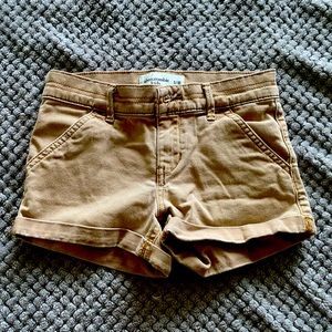 Girls Khaki Shorts
